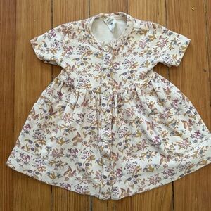 Kate Quinn Floral Button-Up Baby Dress